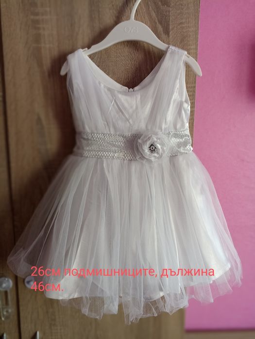 Намаление всичко по 10лв. Детски официални рокли 1-2 годинки