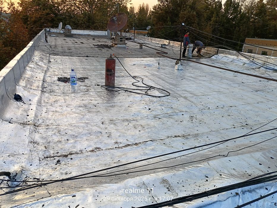 Ремонт крыш. Мягкой кровли.