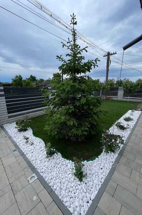 Piatra Thasoss alb pur pentru gradini cu stil