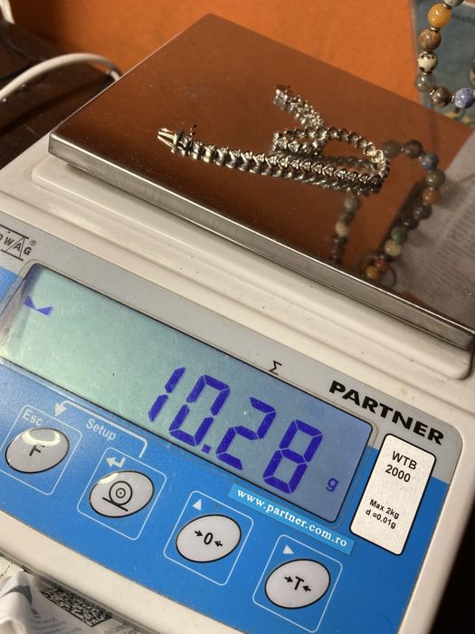 Bratara aur alb cu diamante 1.01ct