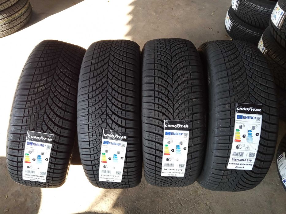 Нови всесезонни гуми 205/55R16 Goodyear 4Season Gen3 91V/94V DOT2025