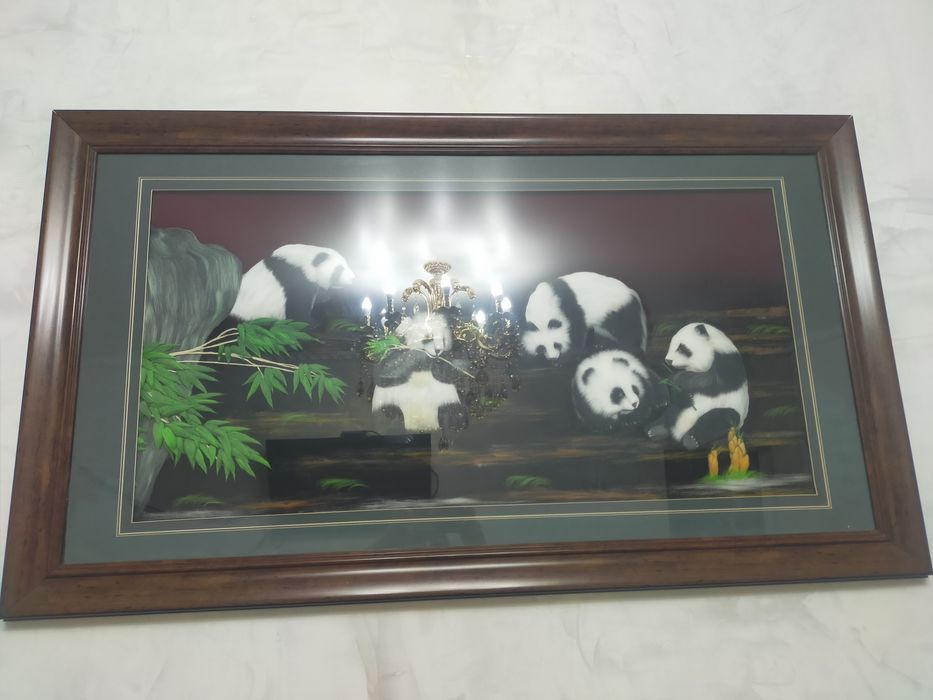 Картина из шерсти войлов