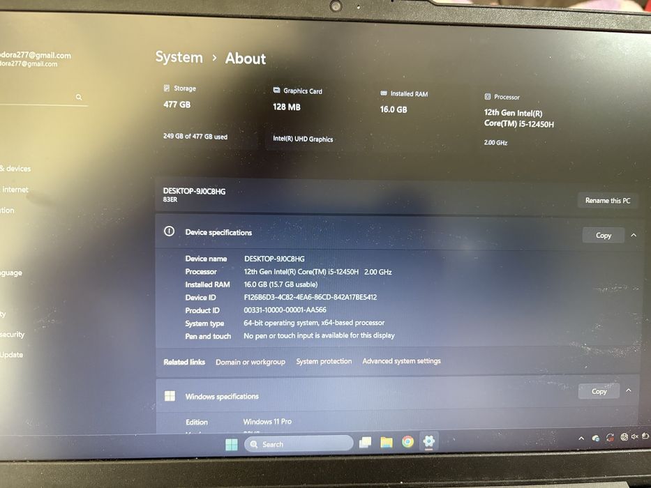 Laptop lenovo ideapad