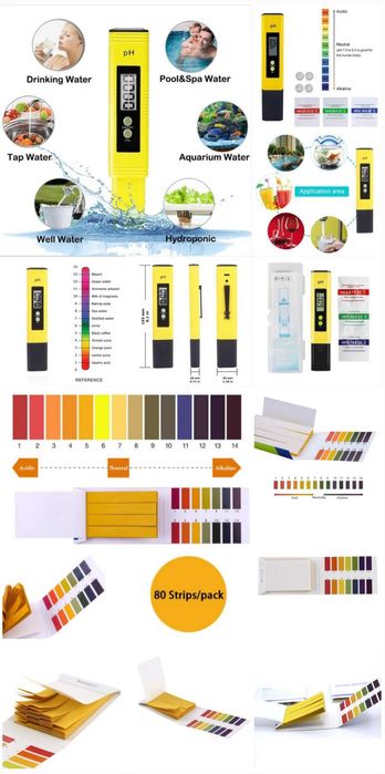 Аквариум, бассейн ва иссиқхона учун сув ўлчагичлар ва Электролизерлар