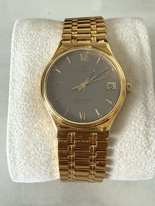 ВРЕМЕННО ПРОМО - Omega Seamaster 34 mm Quartz Gold Plated