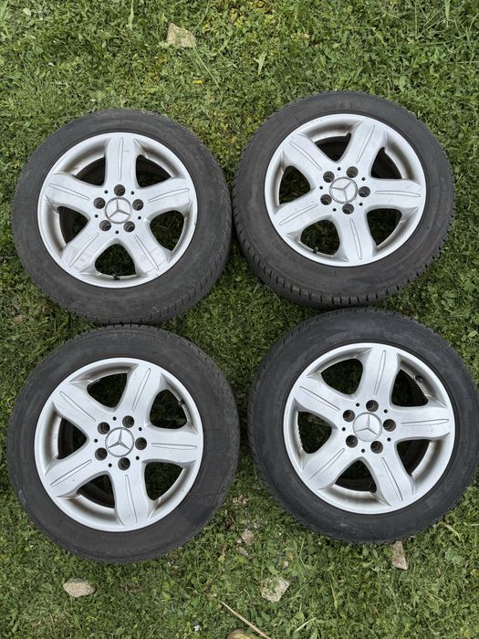 Jante+cauciucuri iarna M+S Mercedes 205/55 R16 91H