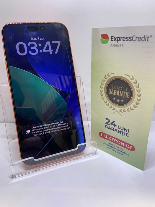 Iphone 17 PRO MAX 256 Gb Sanatate baterie:100% (Ag4 Dacia B.51506) Garantie 2 ani