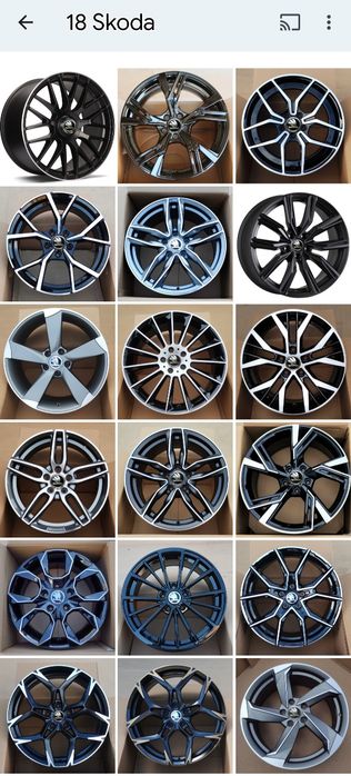 Jante 17 sau 18 Skoda Octavia VRS Superb VRS Kodiaq Karoq Enyaq Yeti