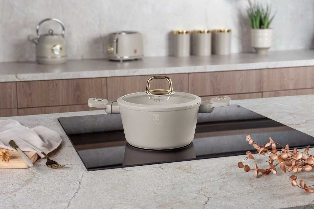 Тенджера с капак, 20/24/28 см ,Berlinger Haus ,BH8070/1/2 Сахара