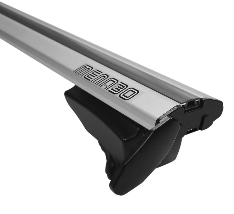 Bare transversale aero cu prindere pe sine Menabo Lince Silver XL