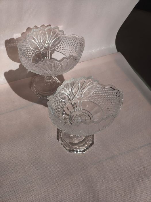 Стеклянные конфетницы, 2шт, б/у