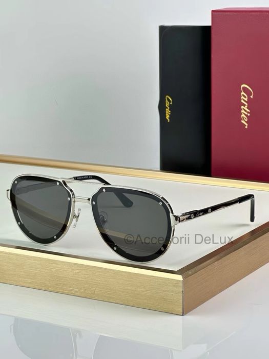 Ochelari de Soare Cartier CT0195S Noi Full Box Santos De Cartier