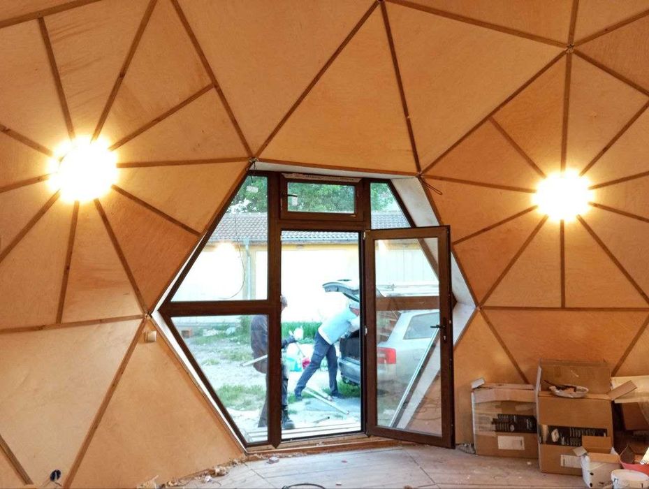 Куполна къща беседка оранжерия. Всякакви размери от различни материали