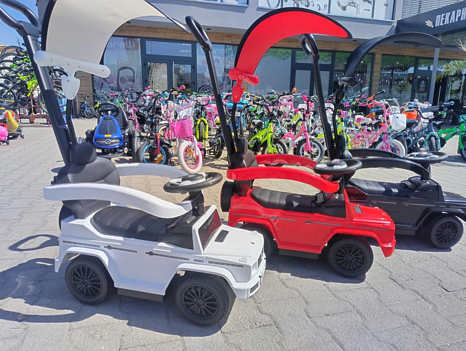 MERCEDES Кола за яздене с дръжка и сенник Mercedes-benz G350d