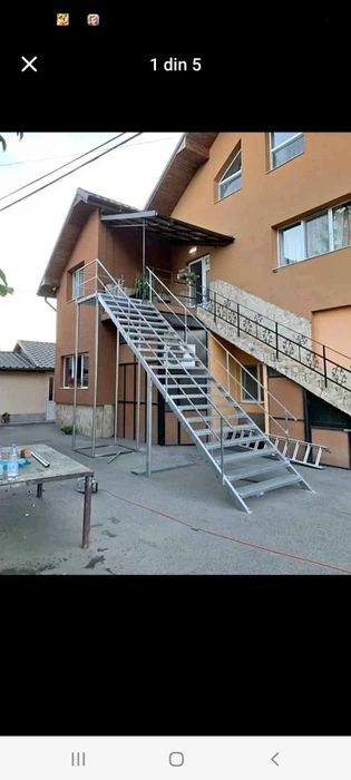 Scări metalice galvanizate la diferite dimensiuni oferim transport și