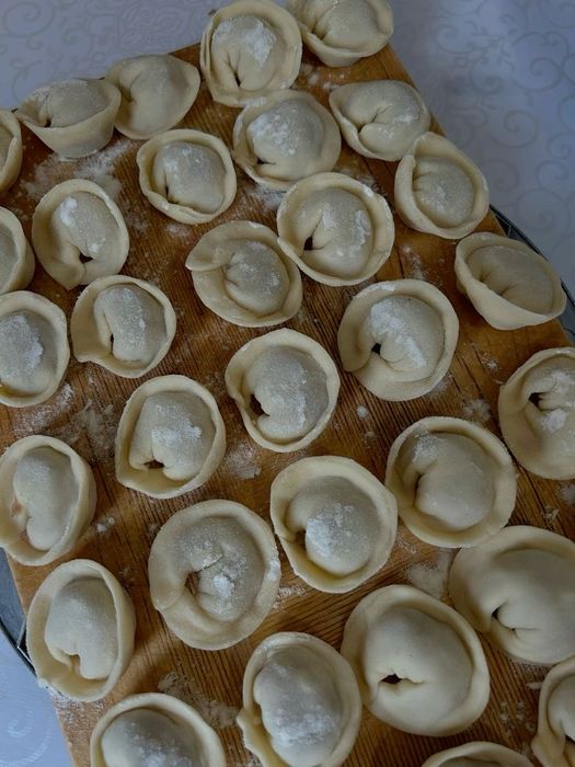 Пельмени ручные домашние вкусные