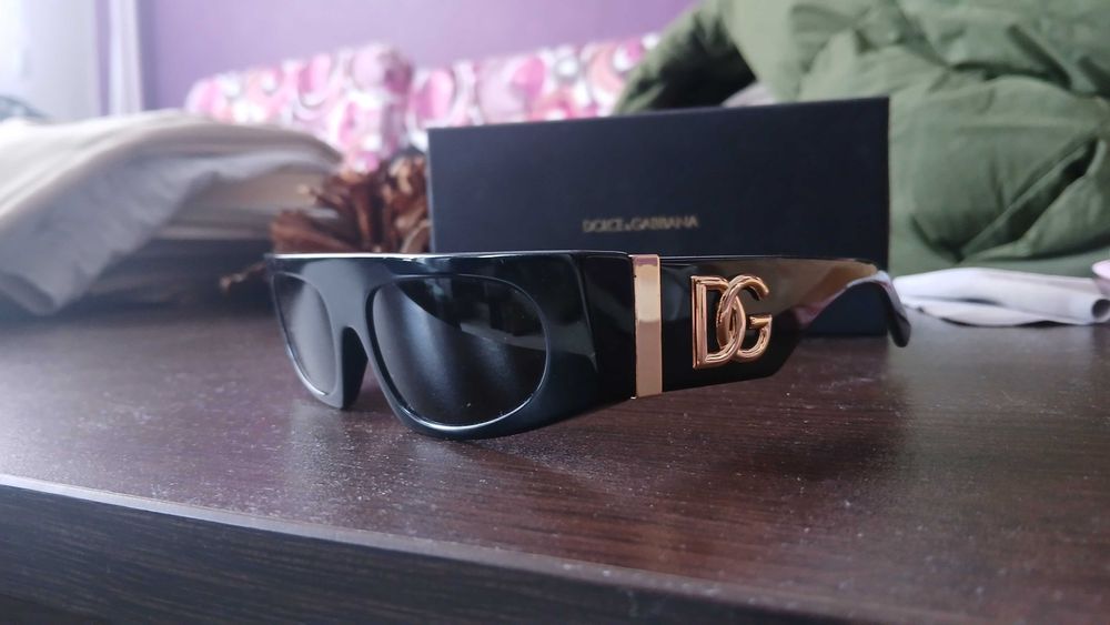 Слънчеви очила - DOLCE & GABBANA ,DG 4411 501/87 BLACК/GOLD *НАМАЛЕНИ*