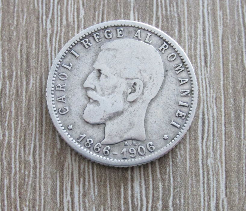moneda argint 1 Leu 1906