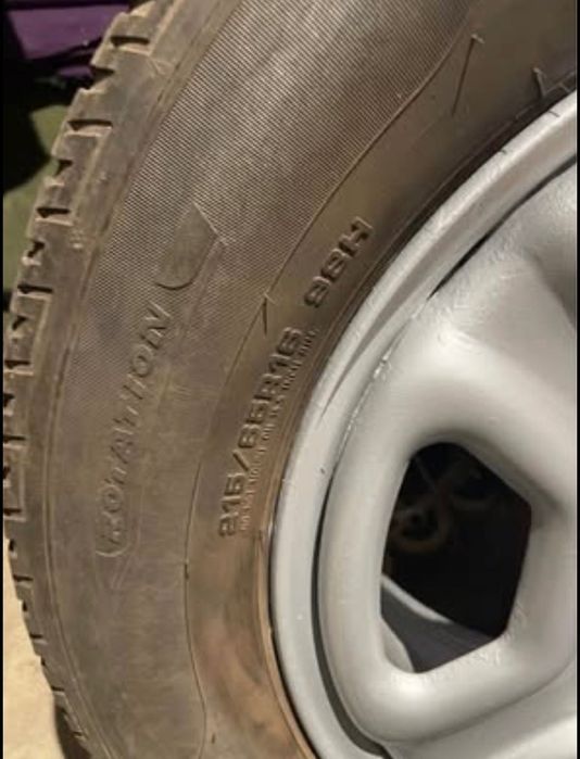 4 roți jantă+anvelopa, 215/65R16