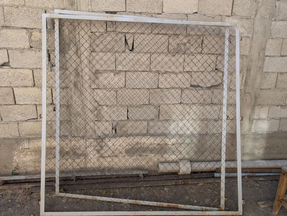 Забор из сетки рабица