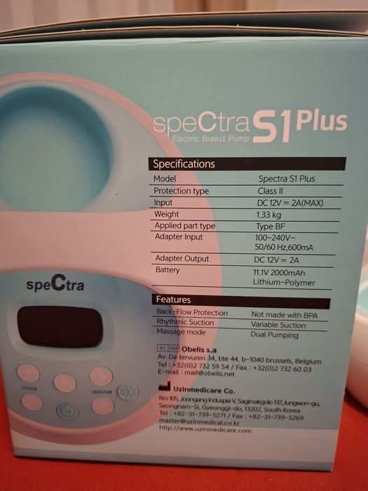 Pompă de sân Spectra S1 Plus