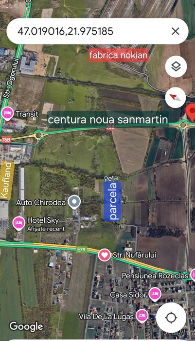 Teren 1780 mp!!Sanmartin,Oradea.