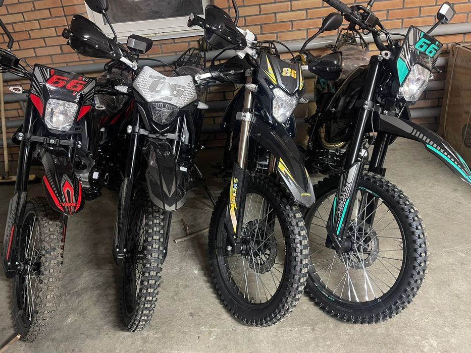 Продажа новых эндуро мотоциклов.