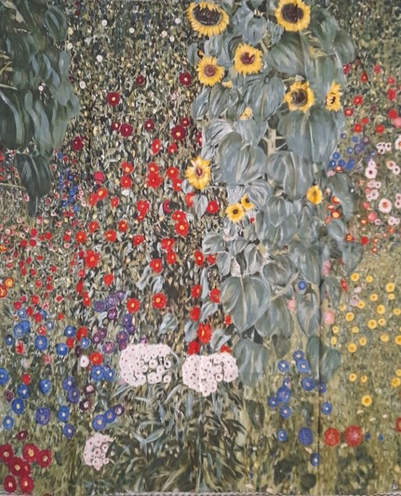 Esarfa Gustav Klimt, matase naturala100 %,200 lei