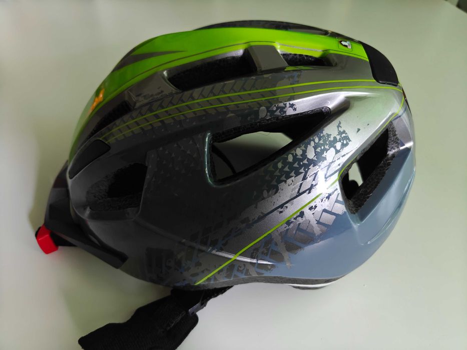 Cască bicicletă copii, reglabilă, cu lumină în spate