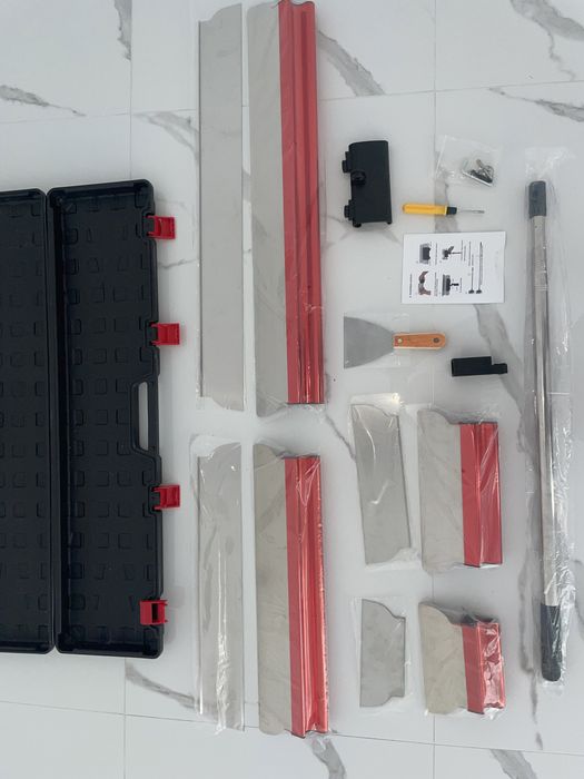 Gletiera telescopică set complet 8 gletiere profesionale telescop glet