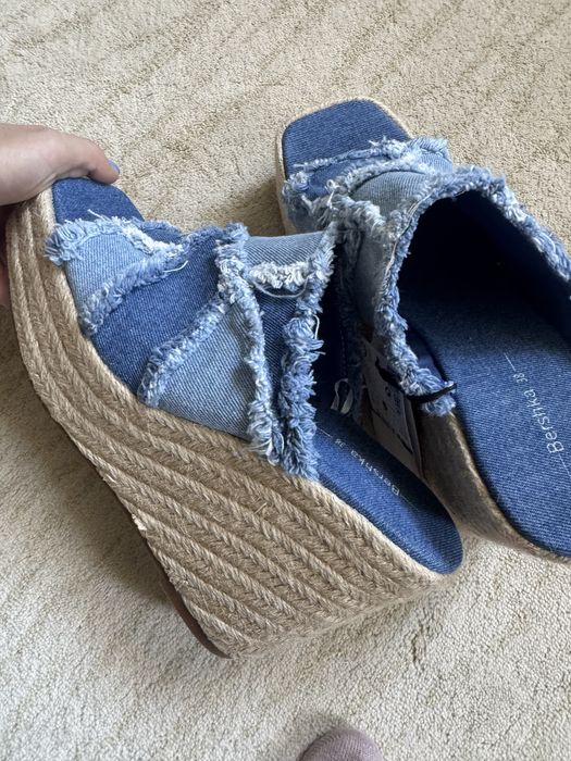 Сапог и Bershka шлепка и Кожаная обувь турецкая