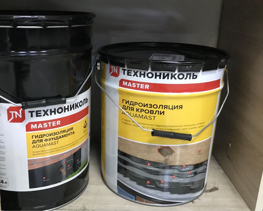 Бикрост, Мастика битумный, Osb, Гипсокартон.