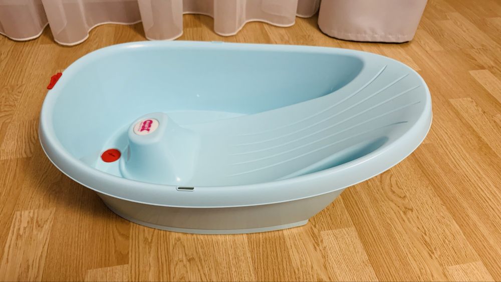Cadita bebelusi copii OK baby ergonomica onda cu termometru