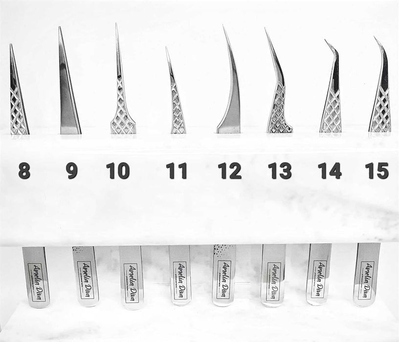 Пинсети за миглопластика различни видове Косумативи за мигли