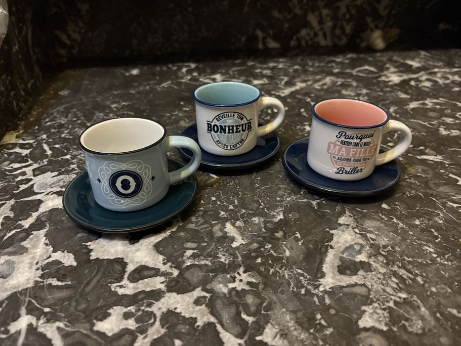 Set 3 Cești Espresso H&H (History & Heraldry)