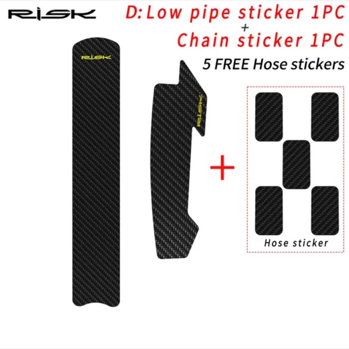 Защитная пленка для велосипедной цепи, из углеродного волокна. ENLEE