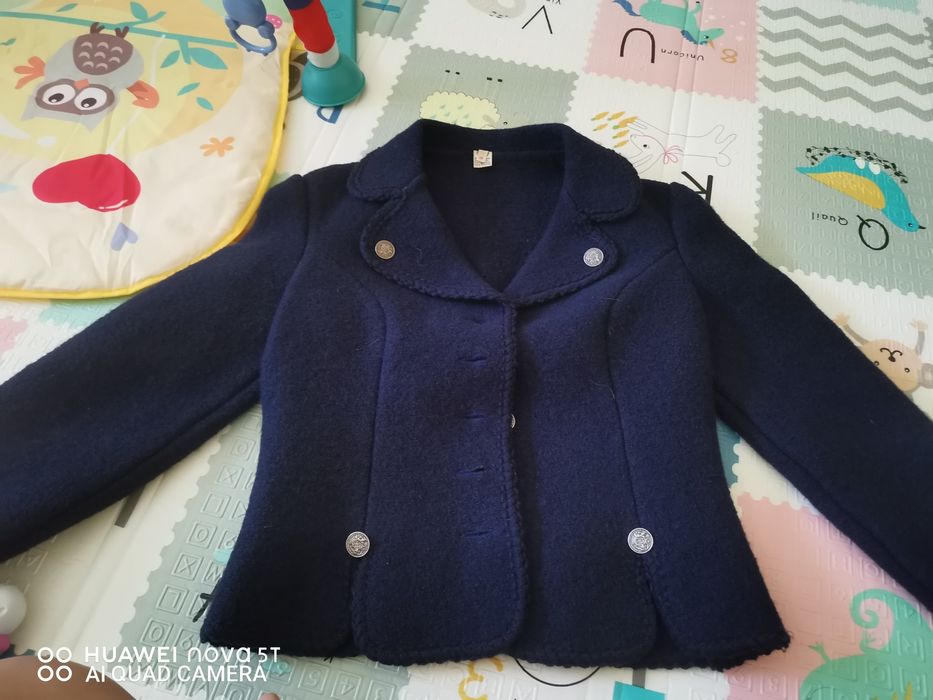 Sacou vintage din 100% lână virgina