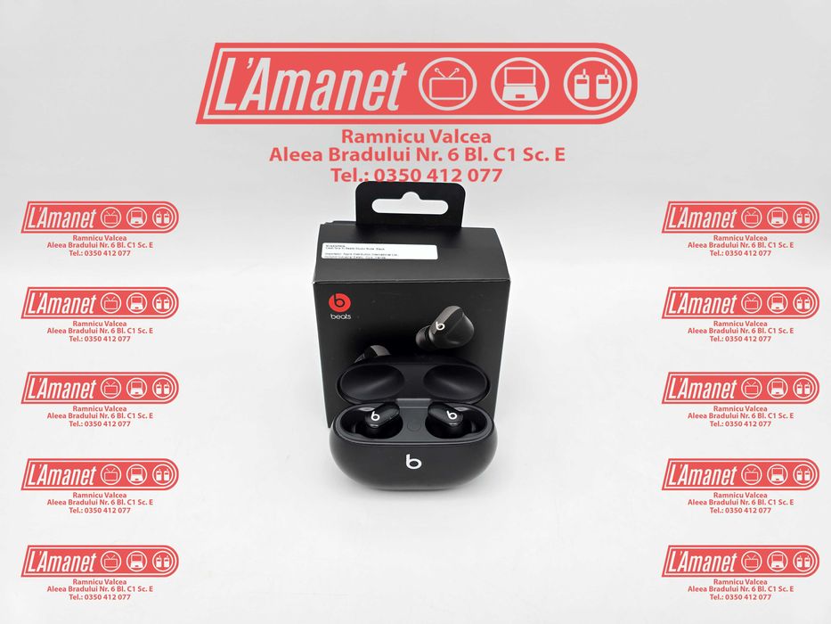 Casti Audio TrueWireless Beats Studio Buds Black FullBox Stare Buna