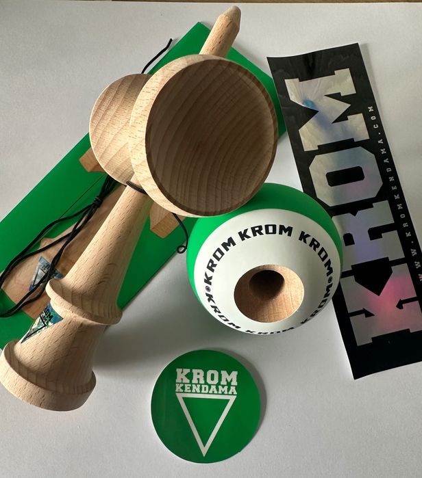 Kendama krom pop rubber grip noua originala