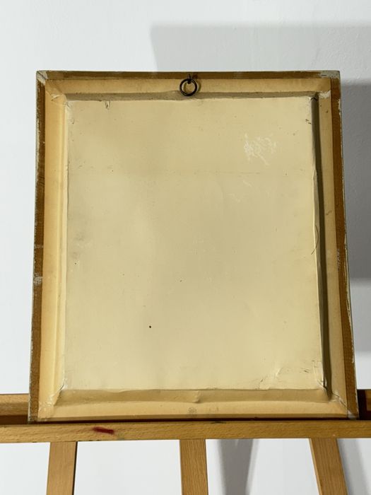 Scurtă Rugăciune, Tablou Original Semnat Liviu Lăzărescu, Ramă Lemn