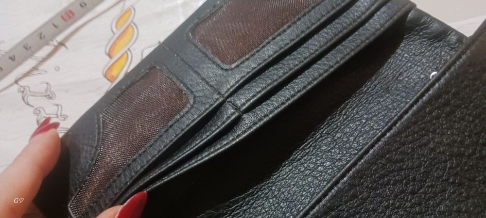 Портмоне естествена кожа, дамско