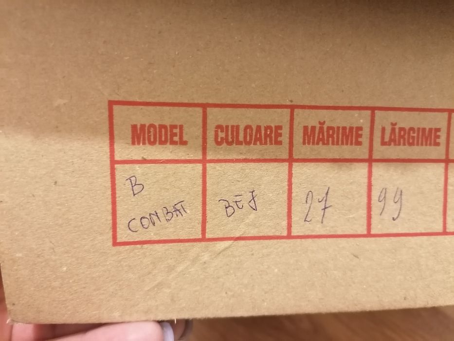 Ghete piele întoarsă 27 cm interior