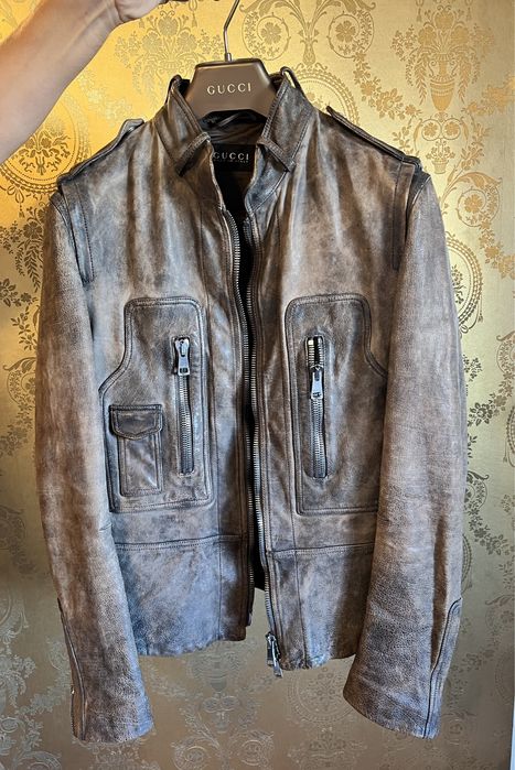 Geaca de piele Gucci originala