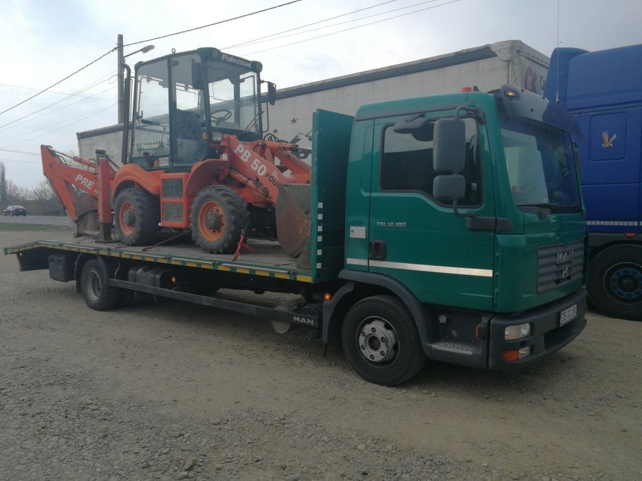 Tractări utilaje și auto Servicii Macara