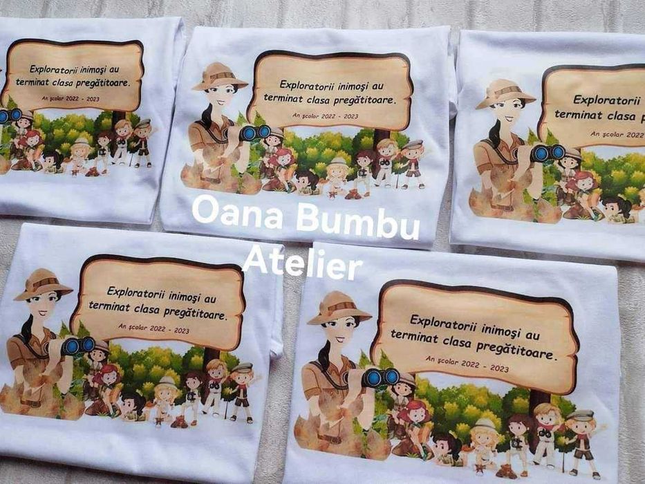 Tricouri absolvire gradinita/ scoala