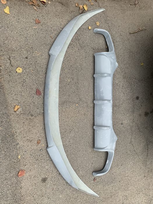 Bmw m-6 диффузор на м-бампера спойлер