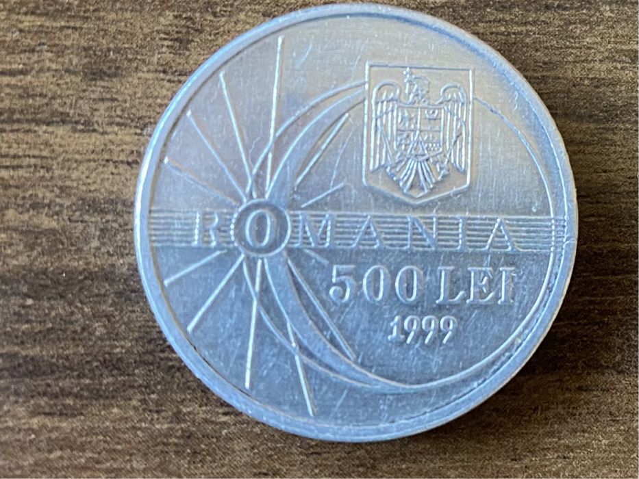 Moneda  Romaneasca cu eclipsa 1999