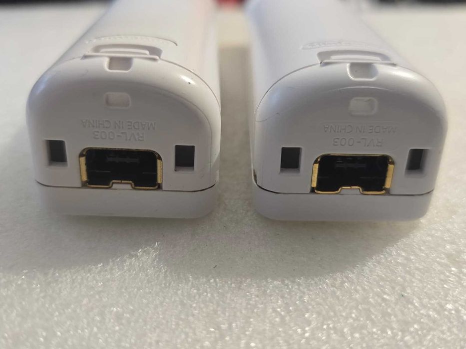 Kit Controller originale Nintendo Wii RVL-003, alb - poze reale