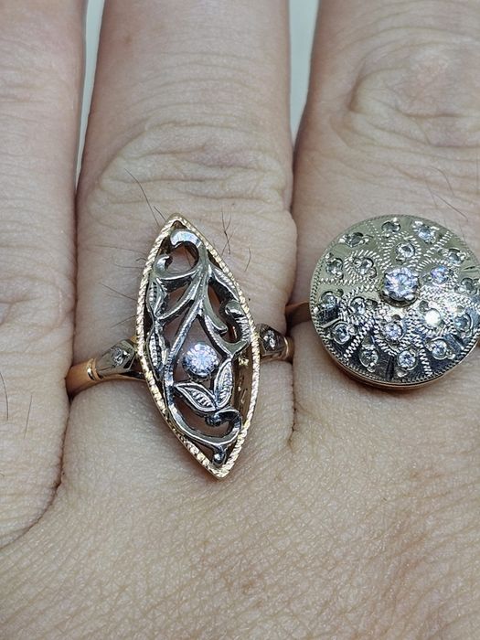 Бриллиант кольцо 583СССР