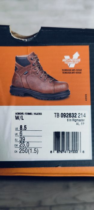 Ботинки кожаные Timberland